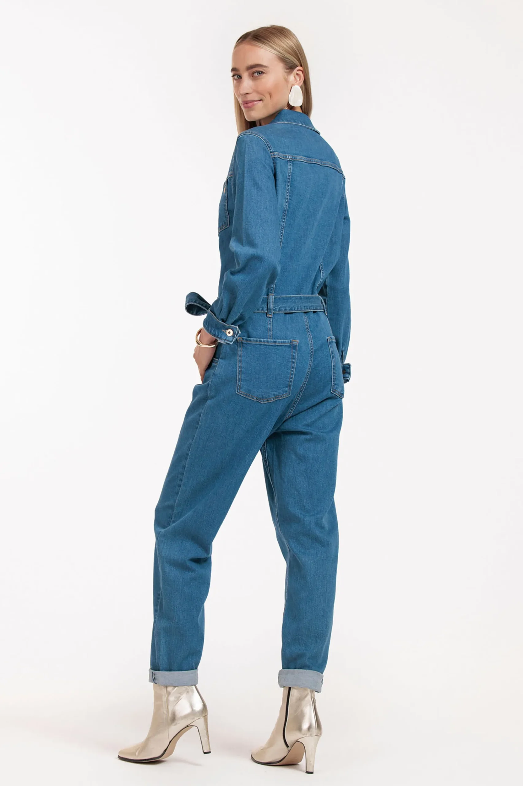 Studio Anneloes Ariane denim jumpsuit -