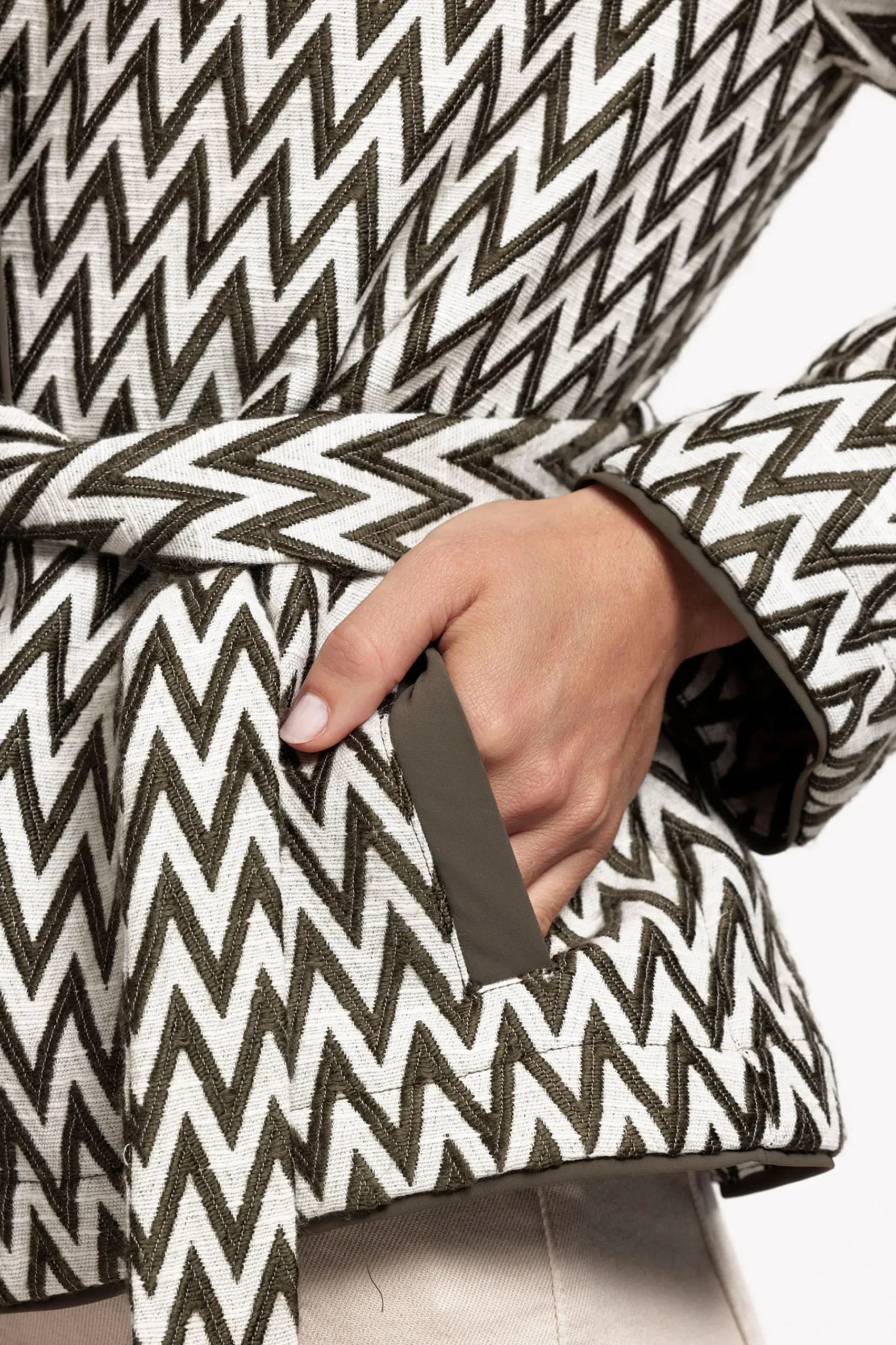 Studio Anneloes Azra zig zag jacket -
