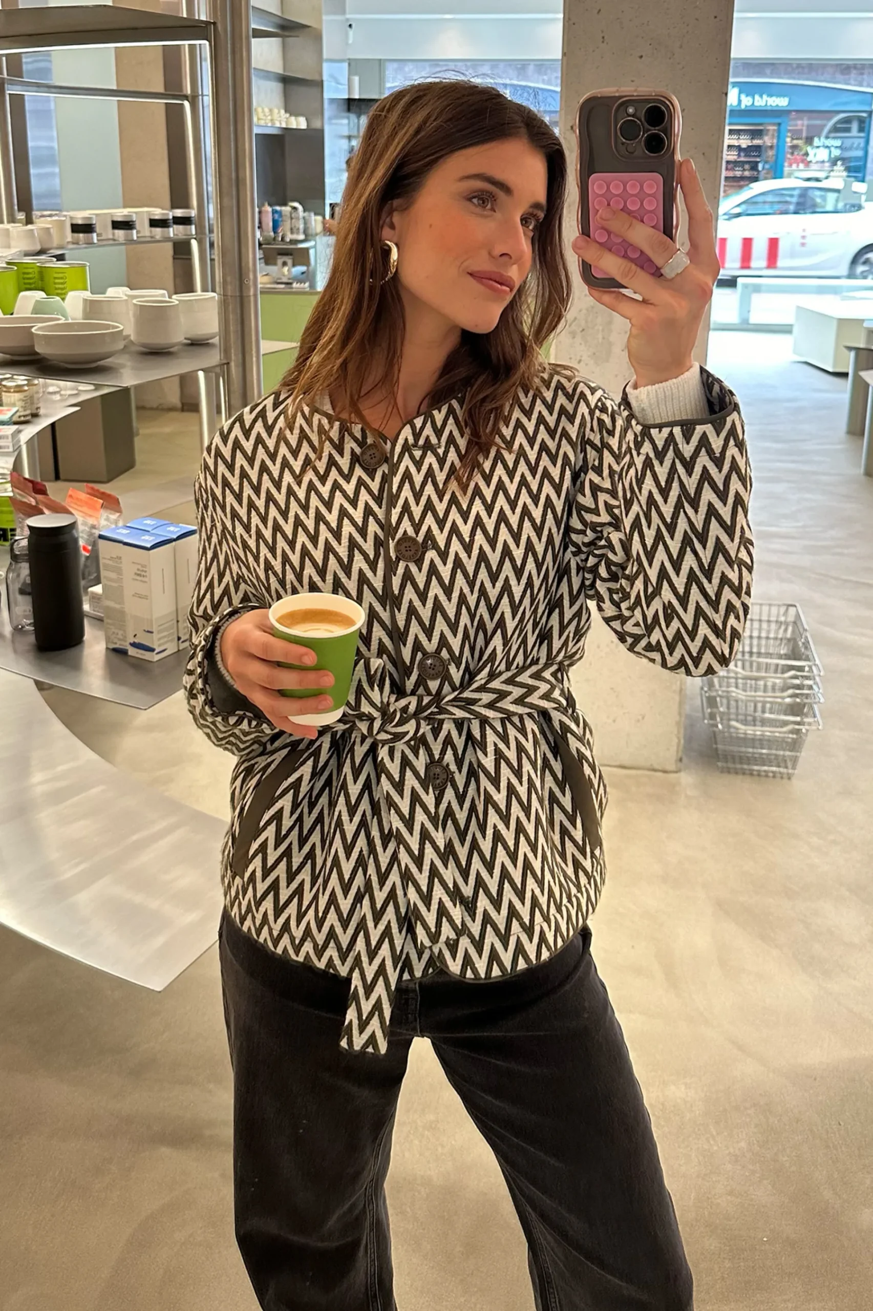 Studio Anneloes Azra zig zag jacket -
