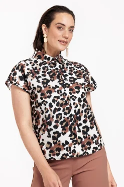 Studio Anneloes Barb leopard blouse -