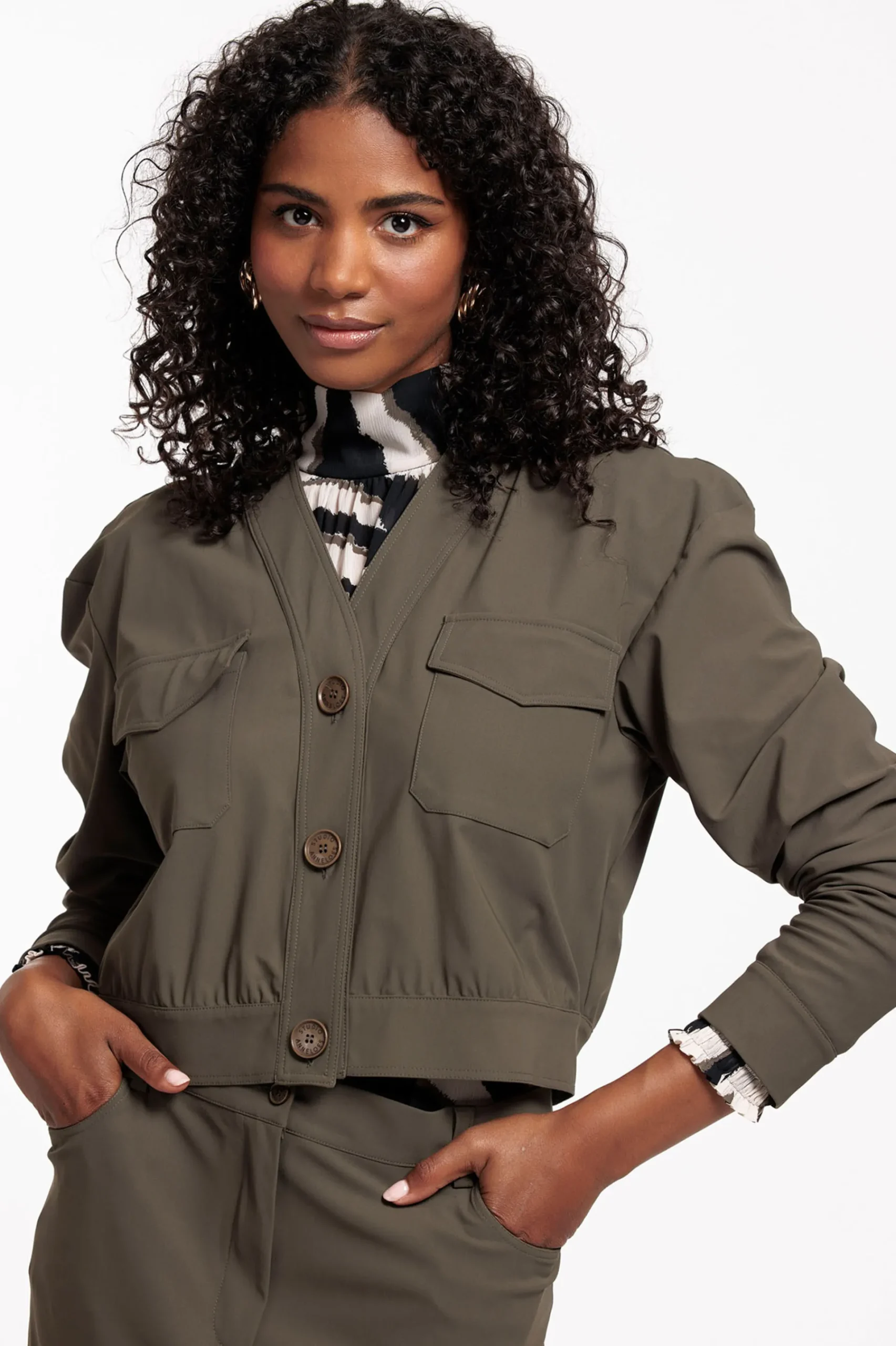 Studio Anneloes Becky cargo jacket -