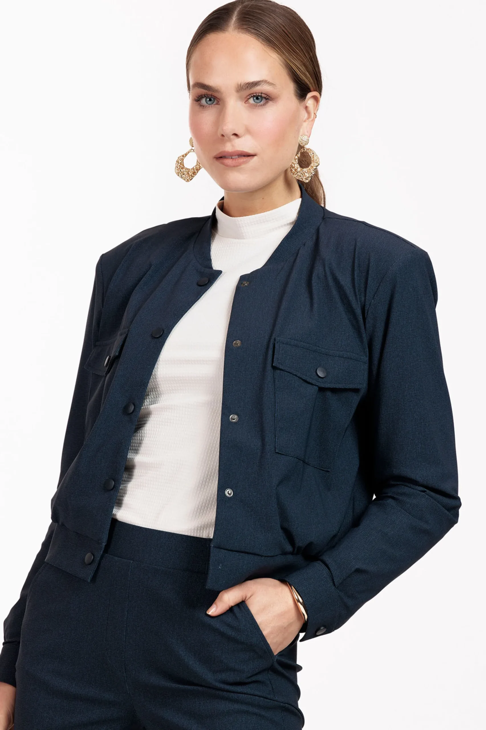 Studio Anneloes Bernize mini check bomber -