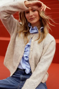 Studio Anneloes Bibi mohair cardigan -