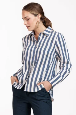 Studio Anneloes Birdy stripe blouse -