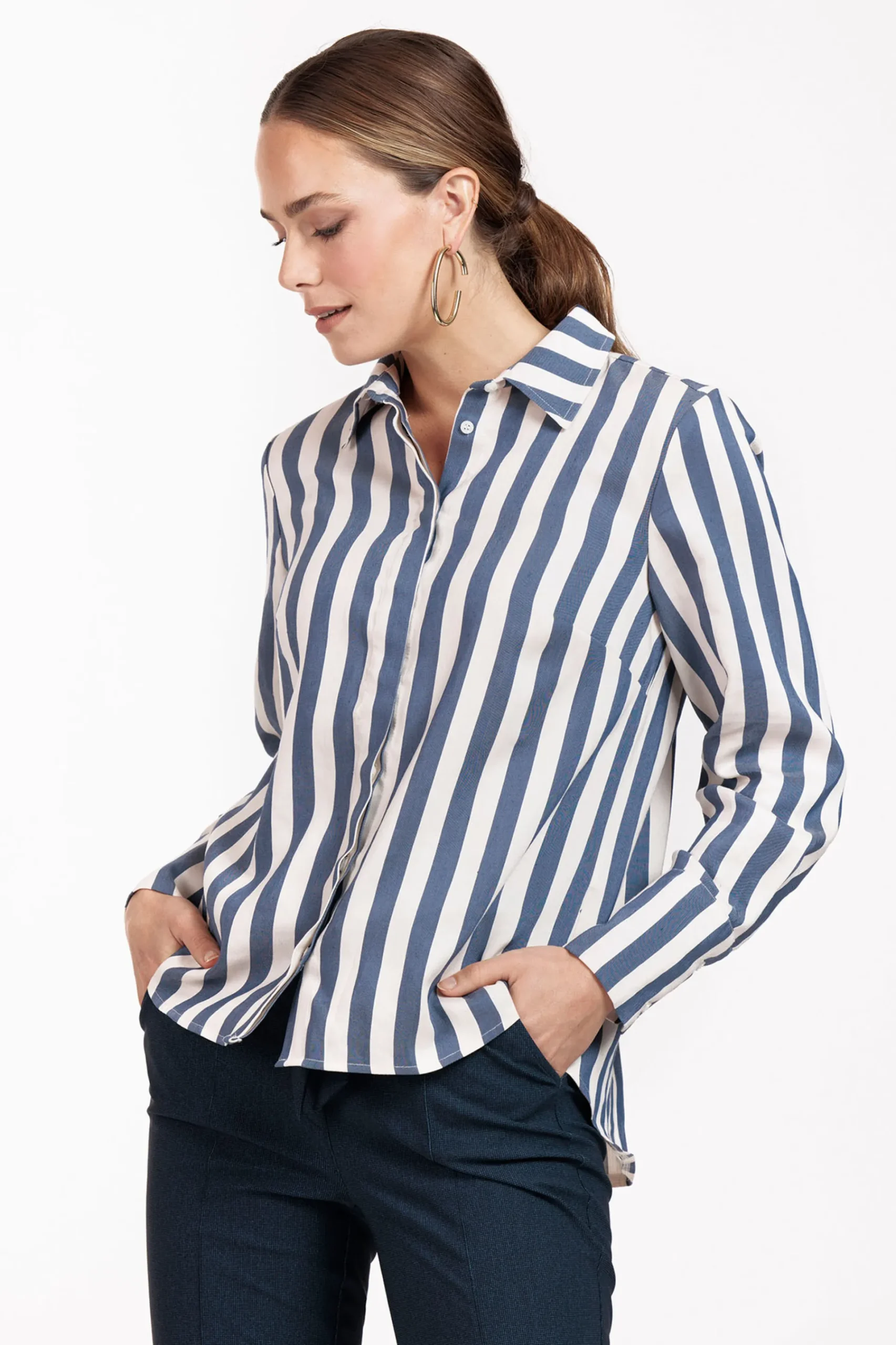 Studio Anneloes Birdy stripe blouse -