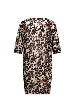 Studio Anneloes Birgit leopard crepe dress -