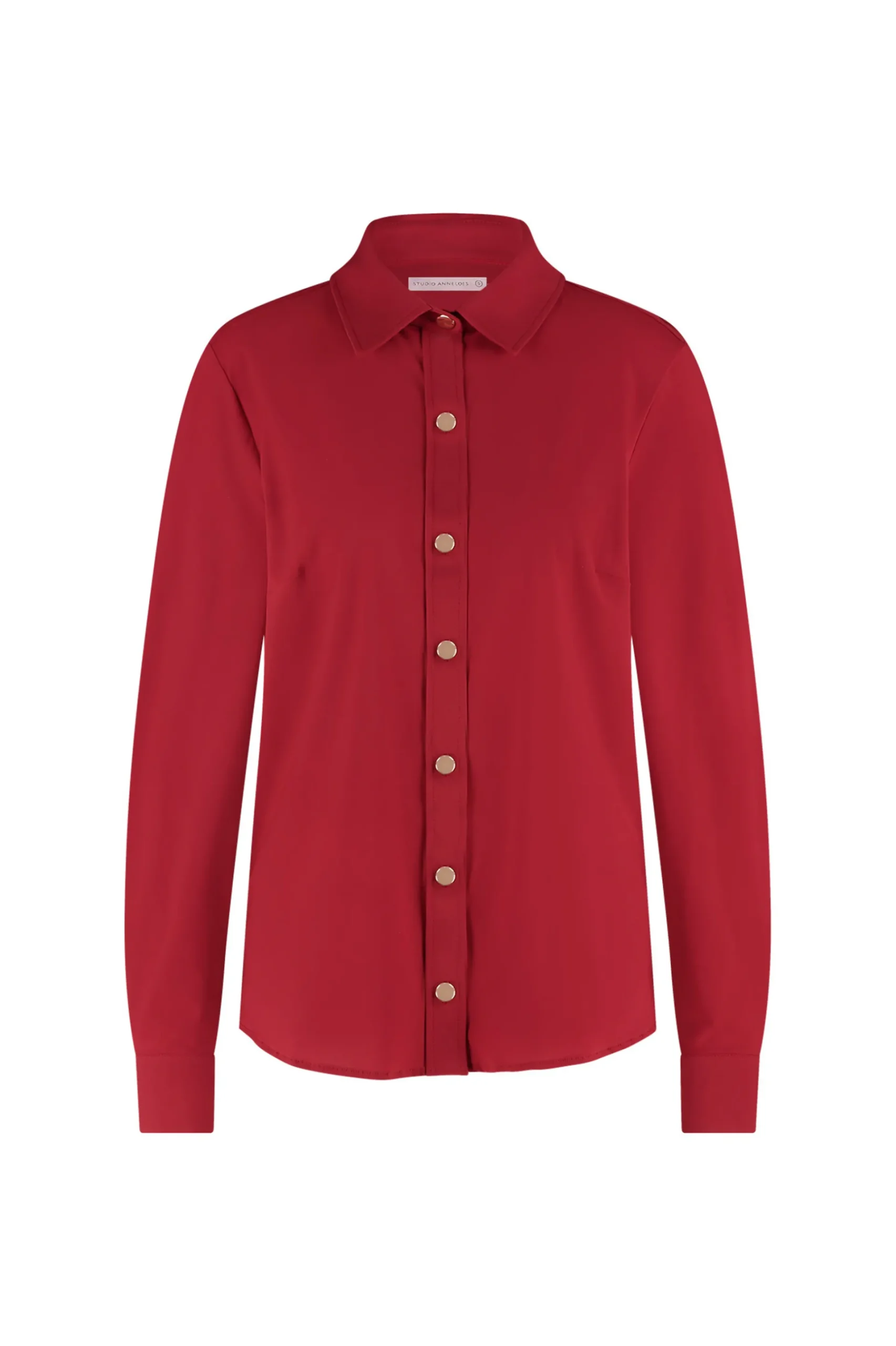 Studio Anneloes Bobby gold button blouse -