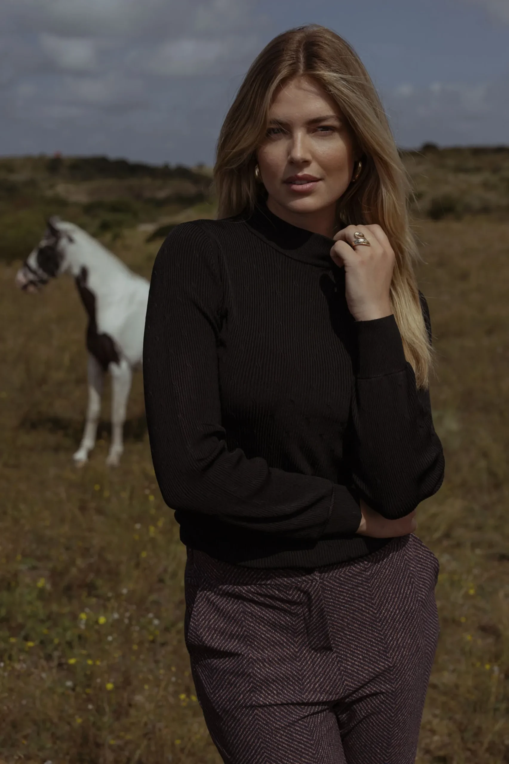 Studio Anneloes Brady shiny pullover -