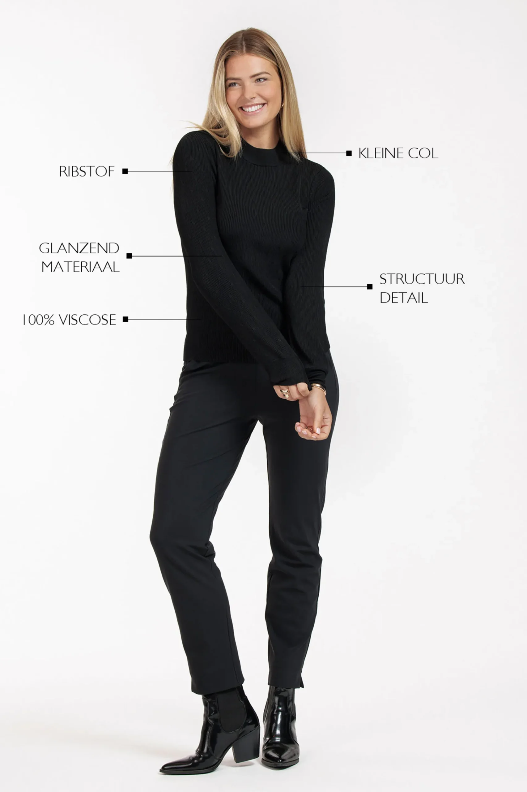 Studio Anneloes Brady shiny pullover -