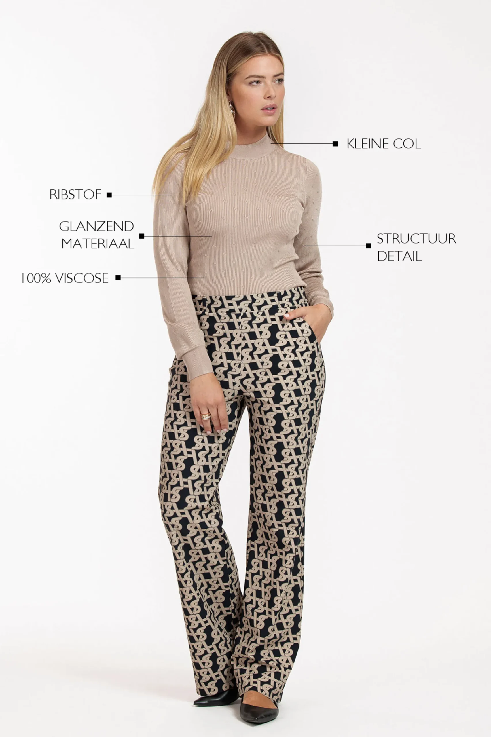 Studio Anneloes Brady shiny pullover -