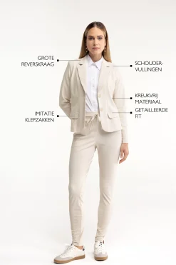 Studio Anneloes Bright bonded blazer -