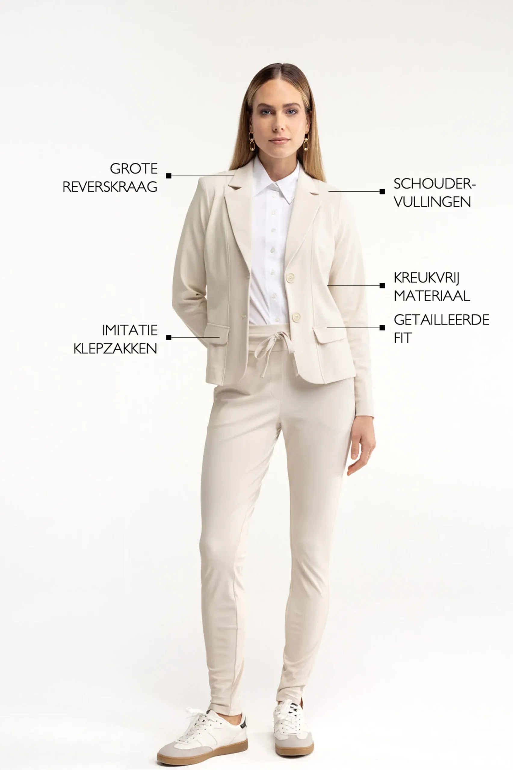 Studio Anneloes Bright bonded blazer -