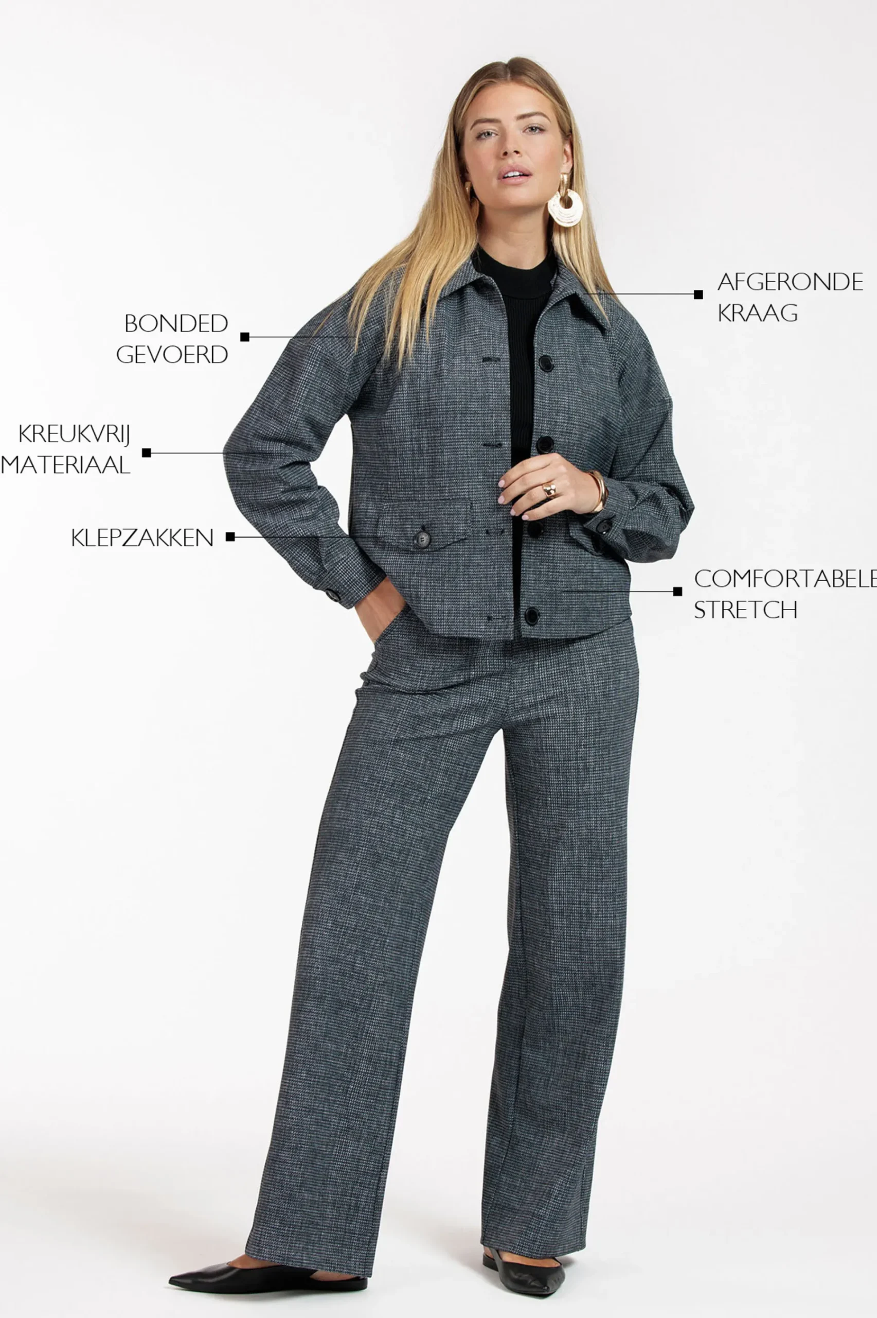 Studio Anneloes Brioni bnd tweed jacket -