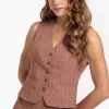 Studio Anneloes Bruno pinstripe gilet -