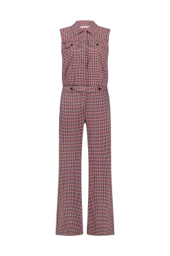 Studio Anneloes Burnice check jumpsuit -
