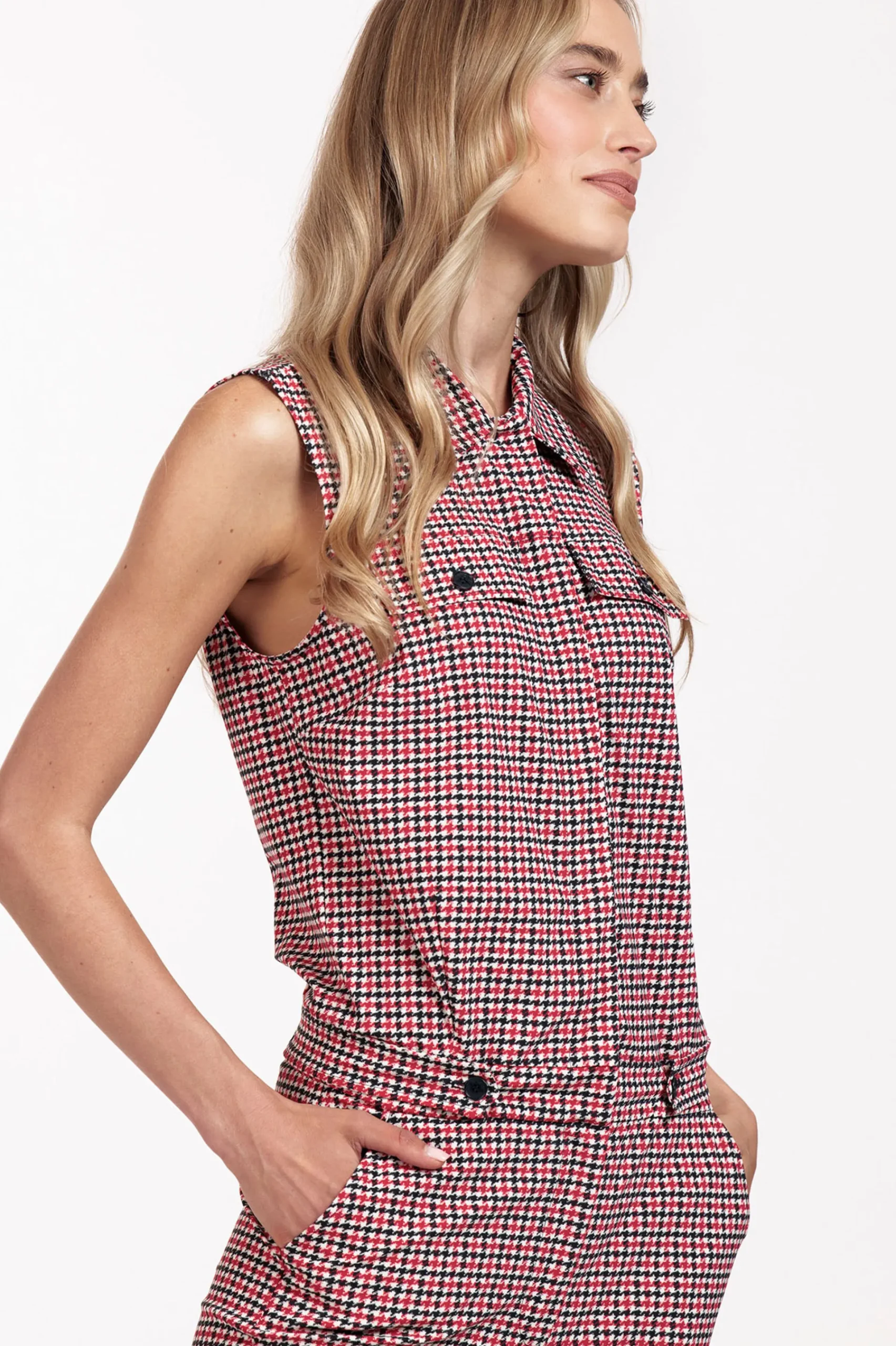 Studio Anneloes Burnice check jumpsuit -