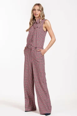 Studio Anneloes Burnice check jumpsuit -