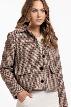 Studio Anneloes Caddy brushed check coat -