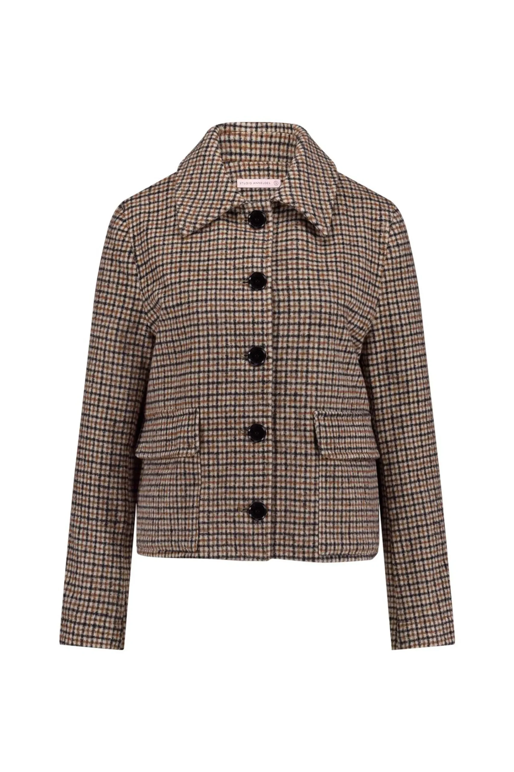 Studio Anneloes Caddy brushed check coat -