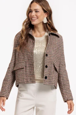 Studio Anneloes Caddy brushed check coat -