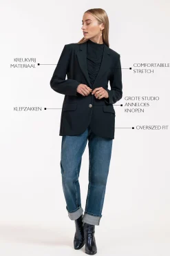 Studio Anneloes Camille button blazer -