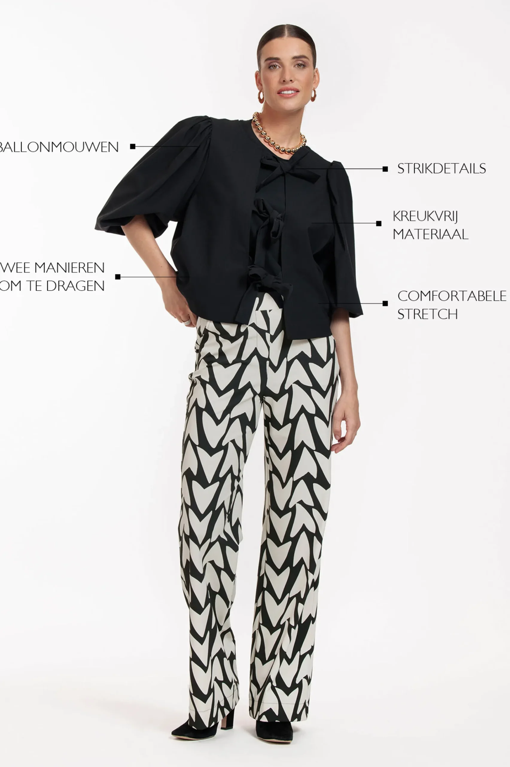 Studio Anneloes Celine 2way blouse -