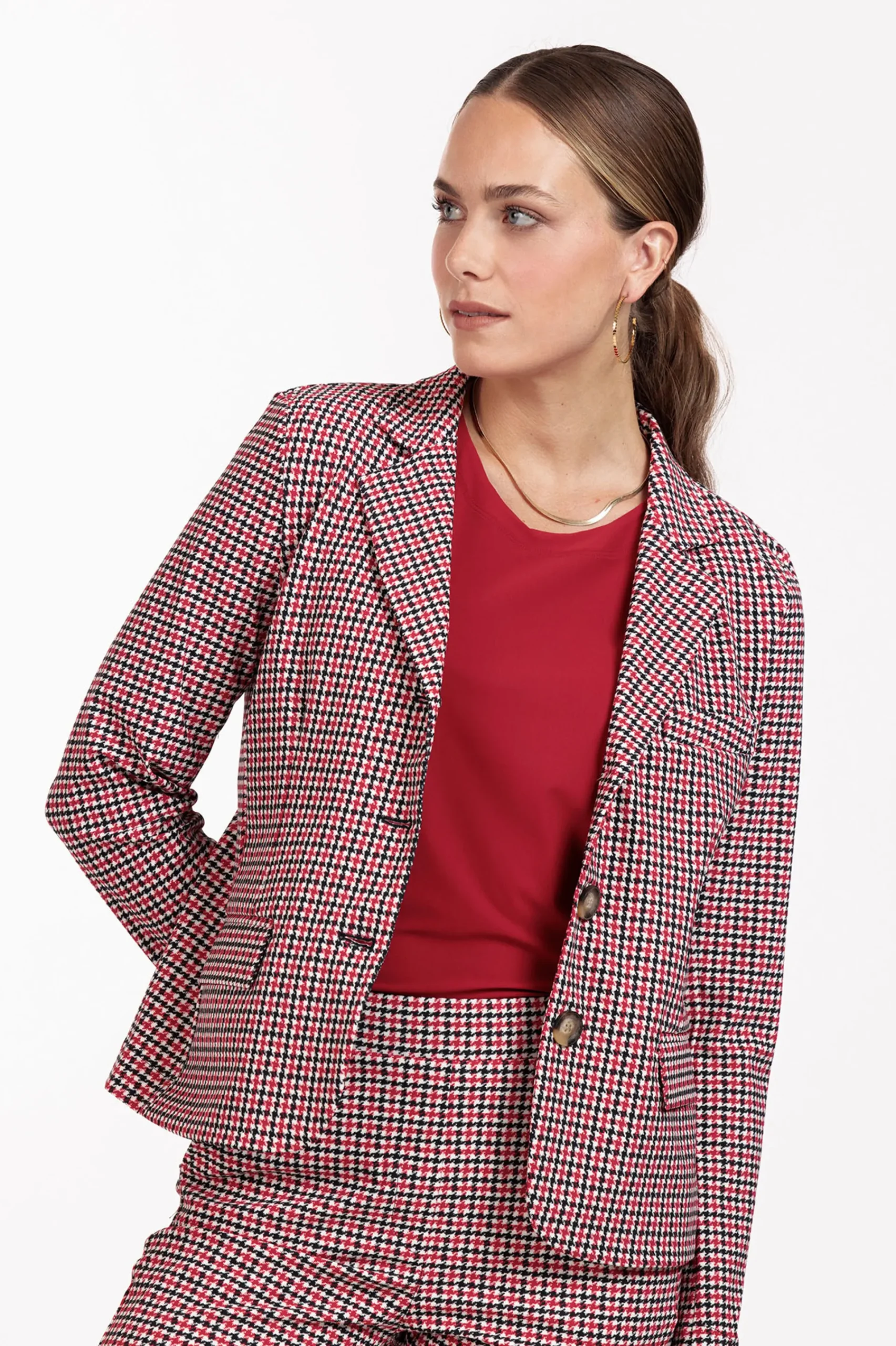 Studio Anneloes Chant check blazer -