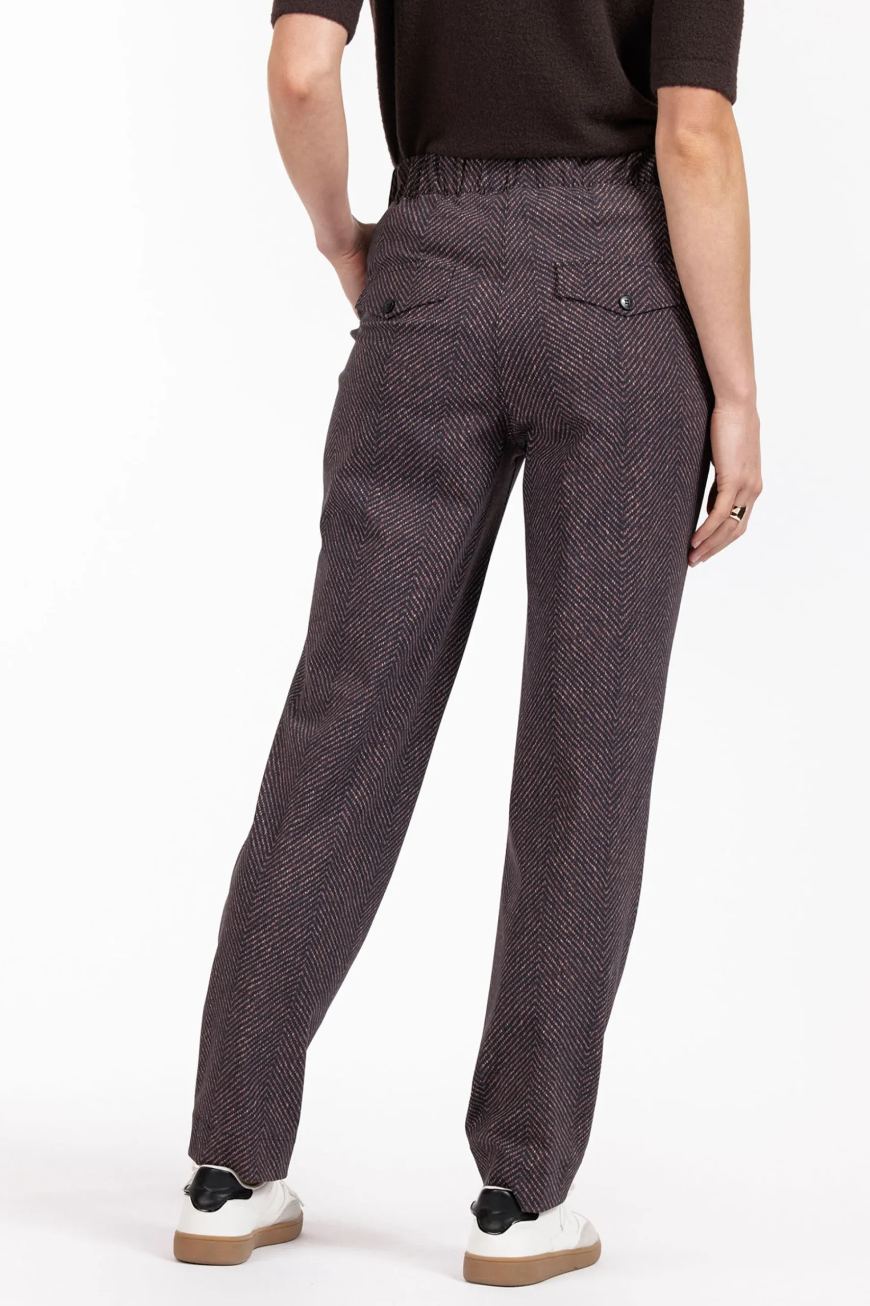Studio Anneloes Collins herringbone trousers -