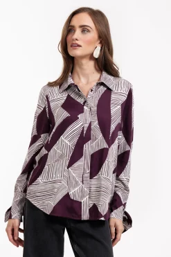 Studio Anneloes Dana flower stripe blouse -