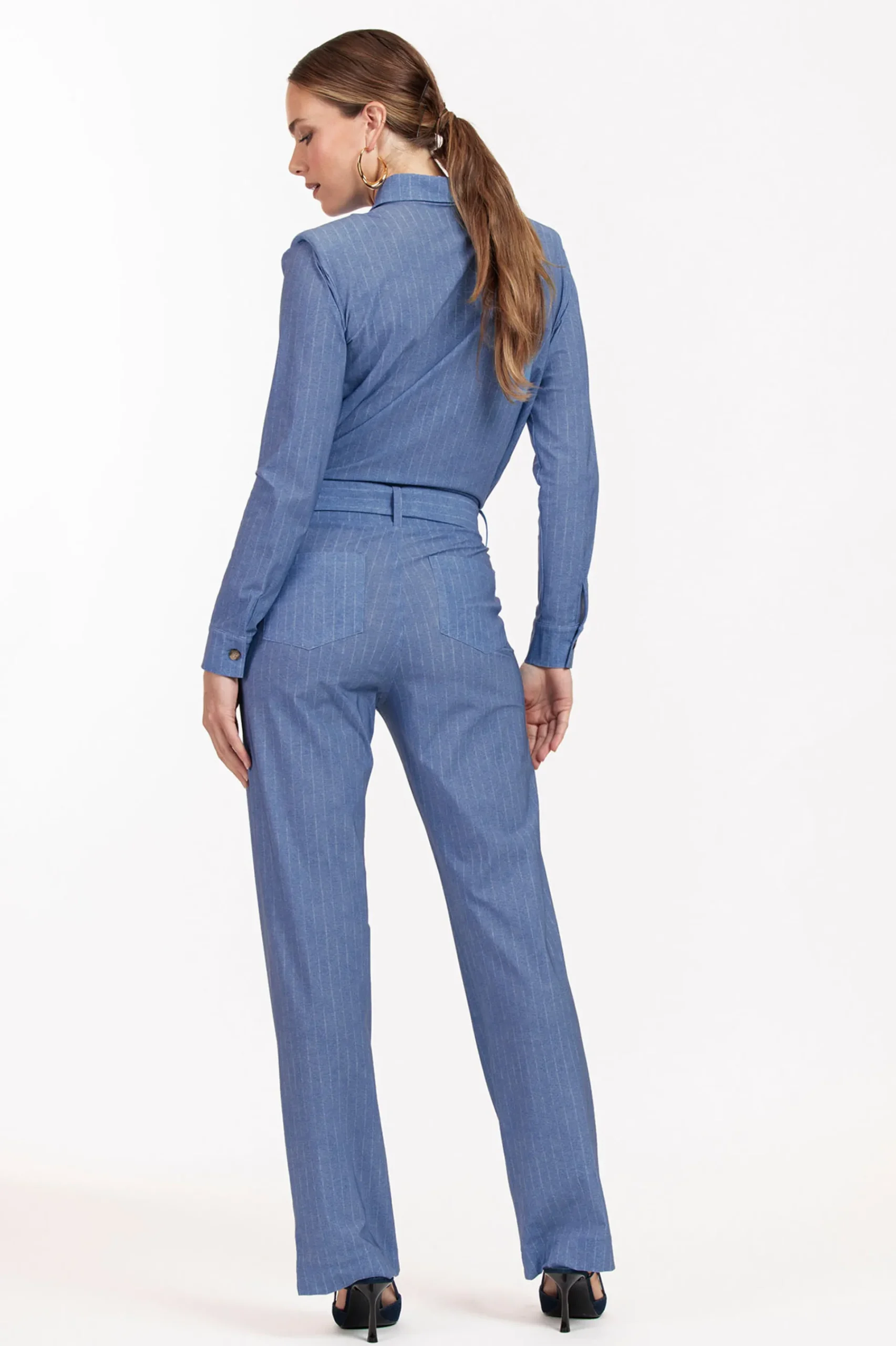 Studio Anneloes Darcey pinstripe jumpsuit -