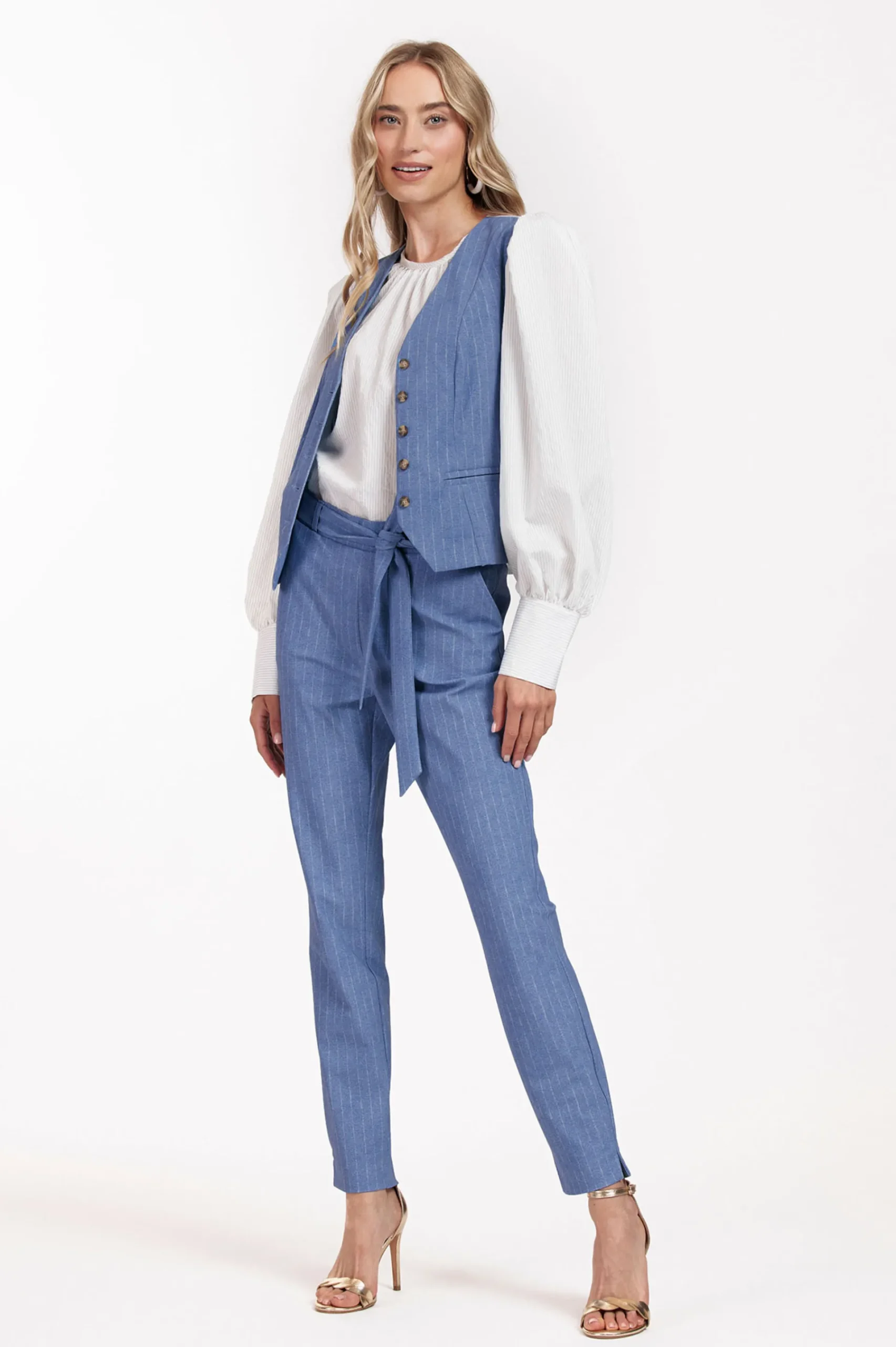 Studio Anneloes Dean pinstripe trousers -