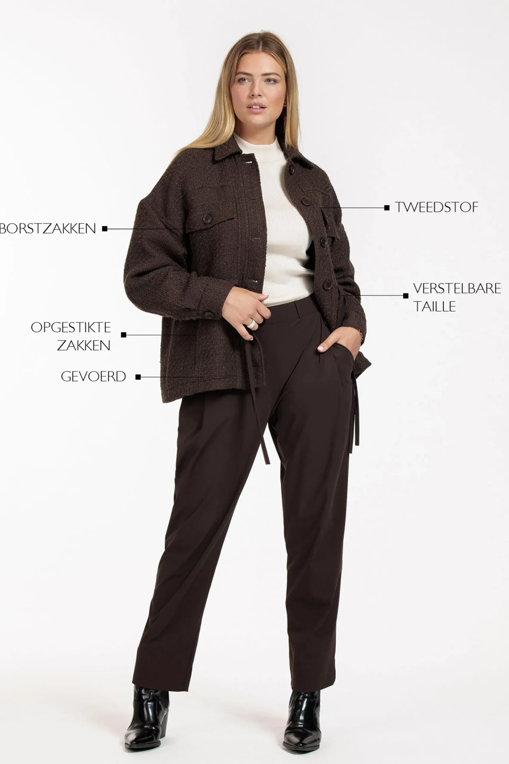 Studio Anneloes Desiree tweed jacket -