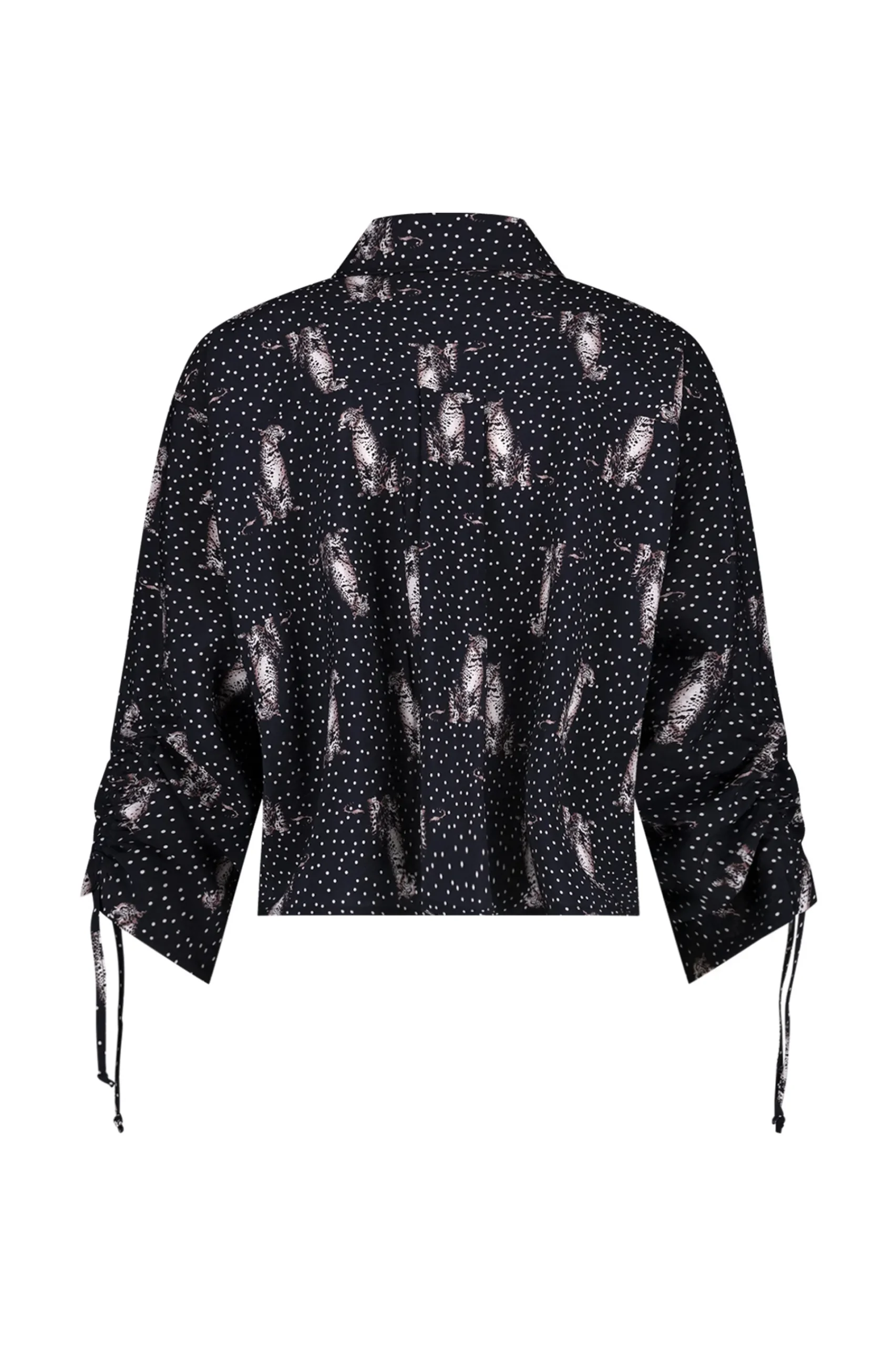 Studio Anneloes Dionne dot panther blouse -