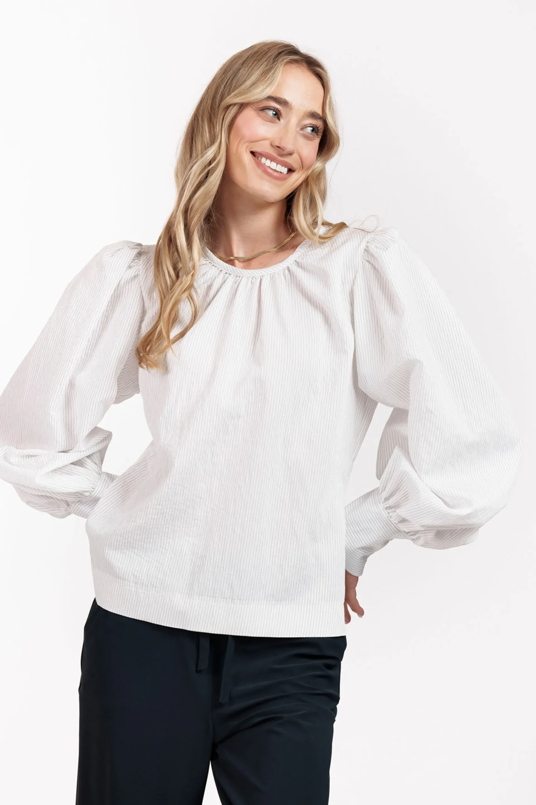 Studio Anneloes Dori pinstripe blouse -