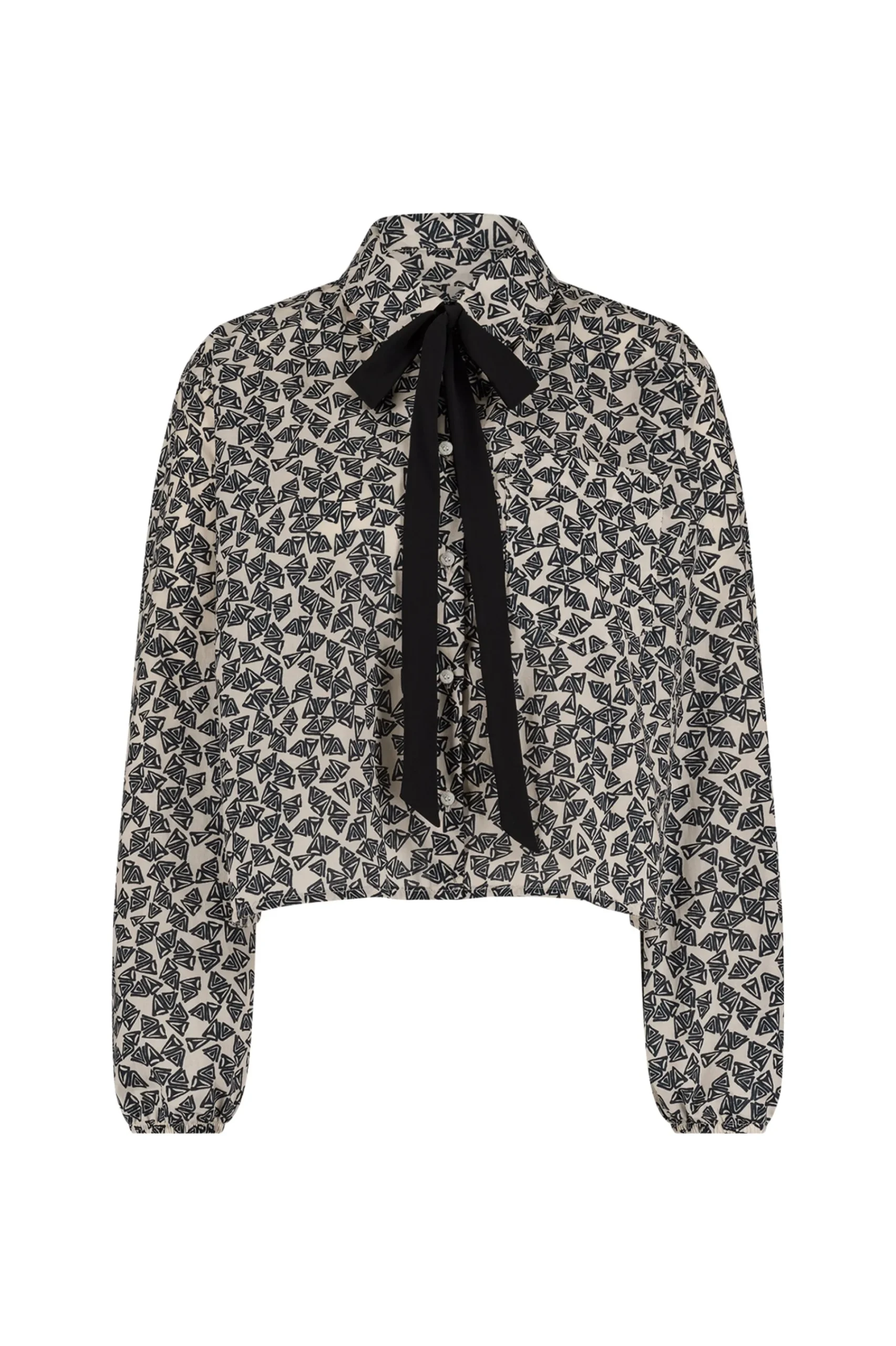 Studio Anneloes Dottie poplin triangle blouse -