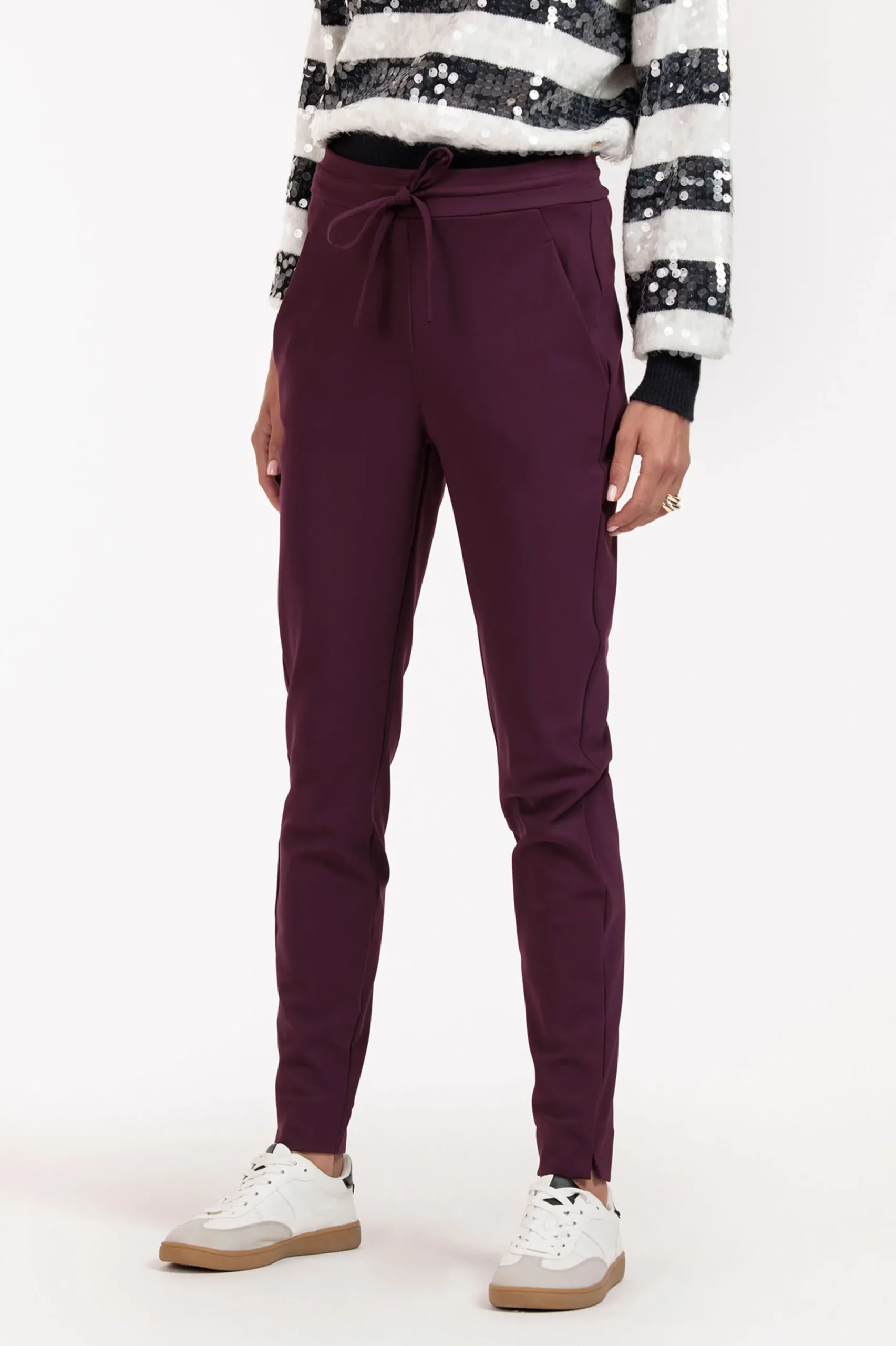 Studio Anneloes Downstairs bonded trousers -