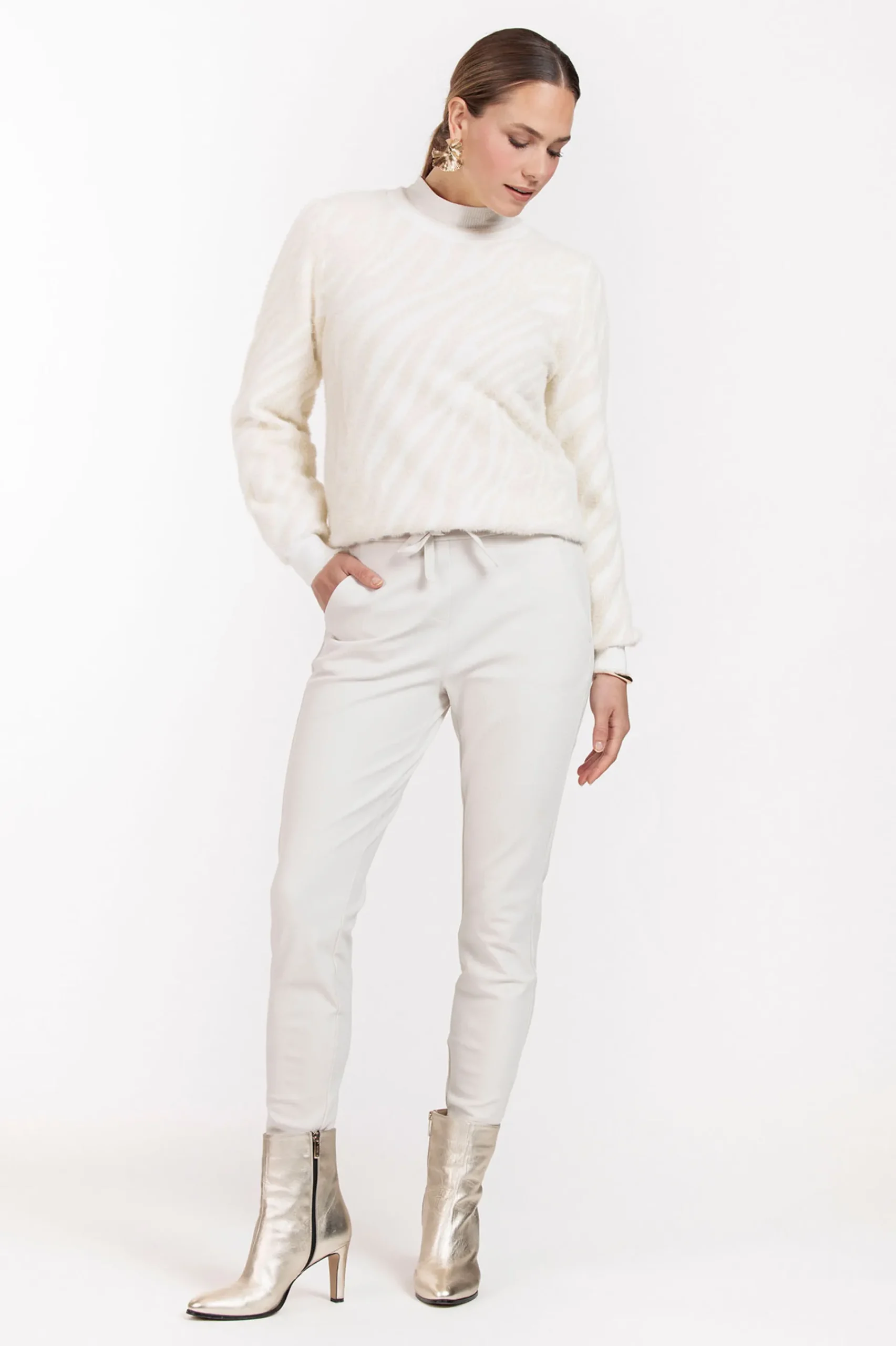 Studio Anneloes Downstairs structure bnd trousers -
