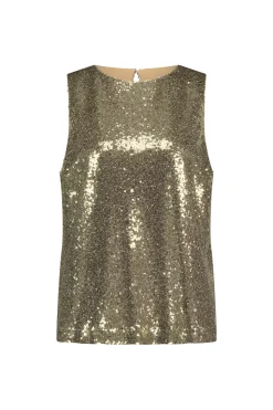 Studio Anneloes Ebony paillet top -