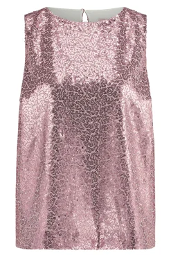 Studio Anneloes Ebony paillet top -