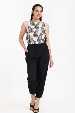 Studio Anneloes Ebony panther top -