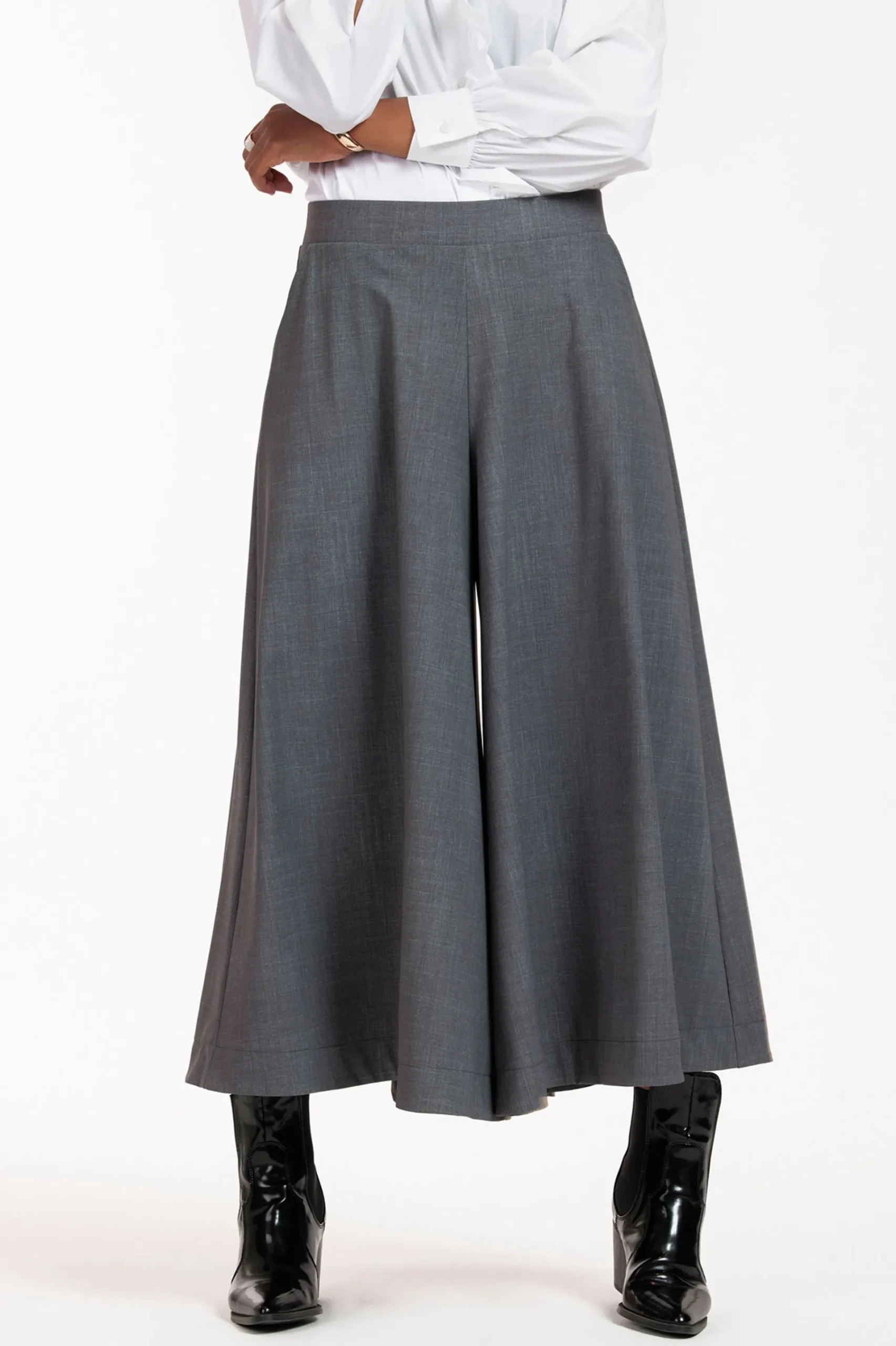 Studio Anneloes Esmeralda grey melee trousers -