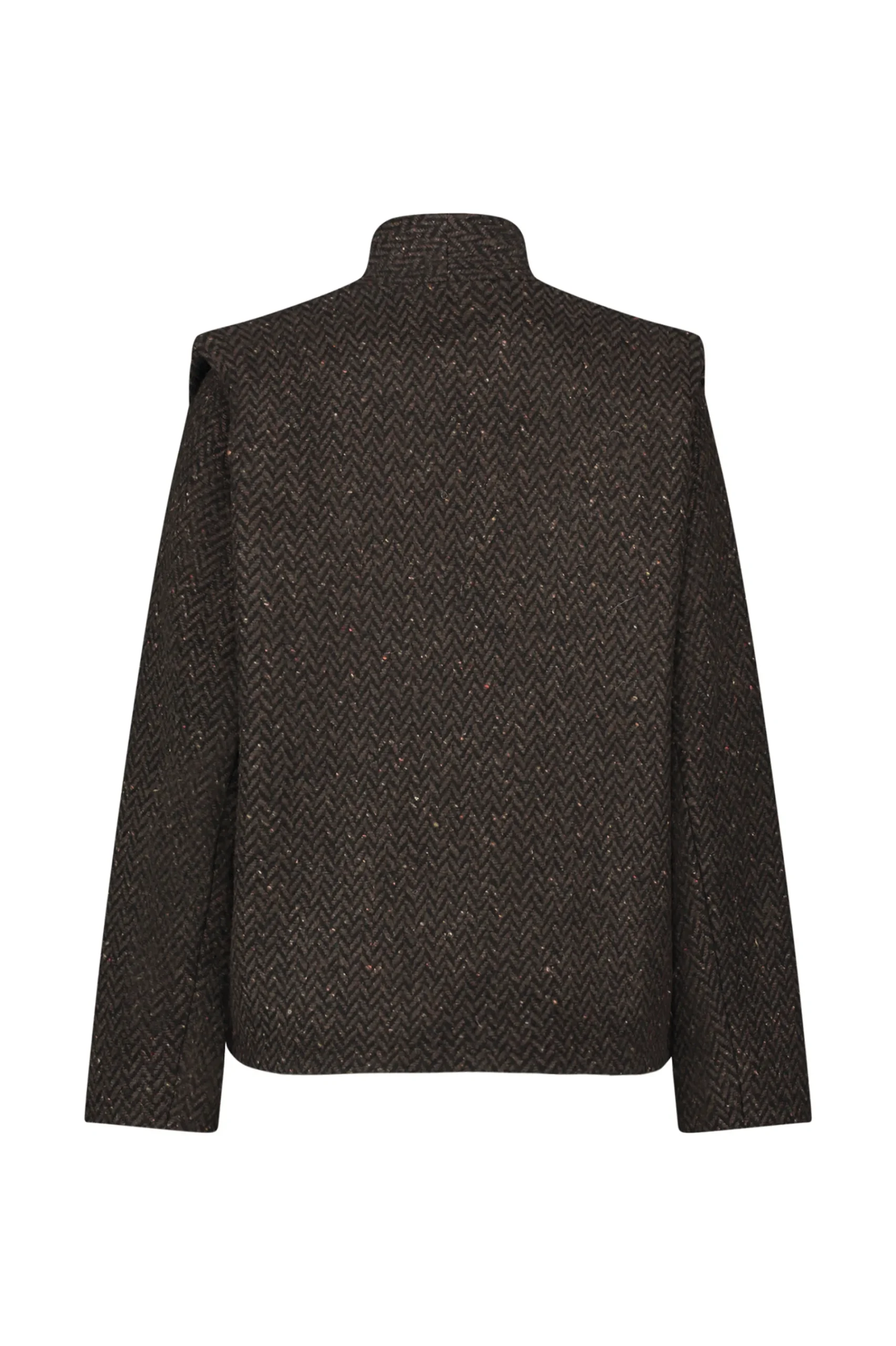 Studio Anneloes Estella wool herringbone coat -