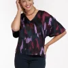 Studio Anneloes Famous satin leopard top -