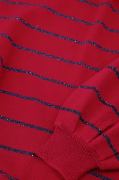 Studio Anneloes Farah stripe lurex pullover -