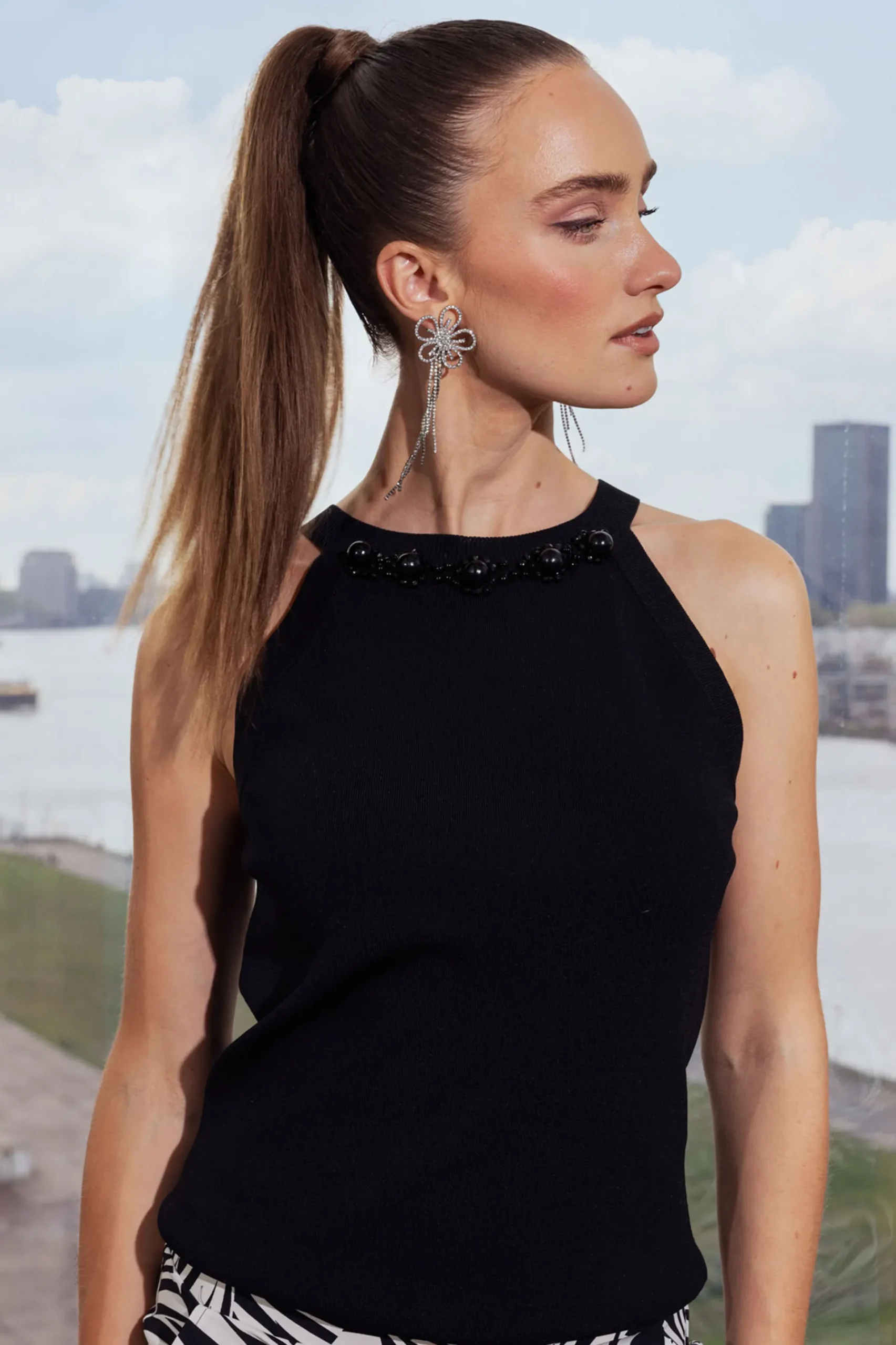 Studio Anneloes Feline beads top -