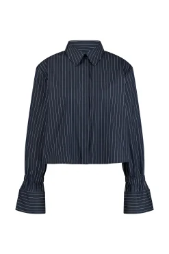 Studio Anneloes Fildeli poplin stripe blouse -