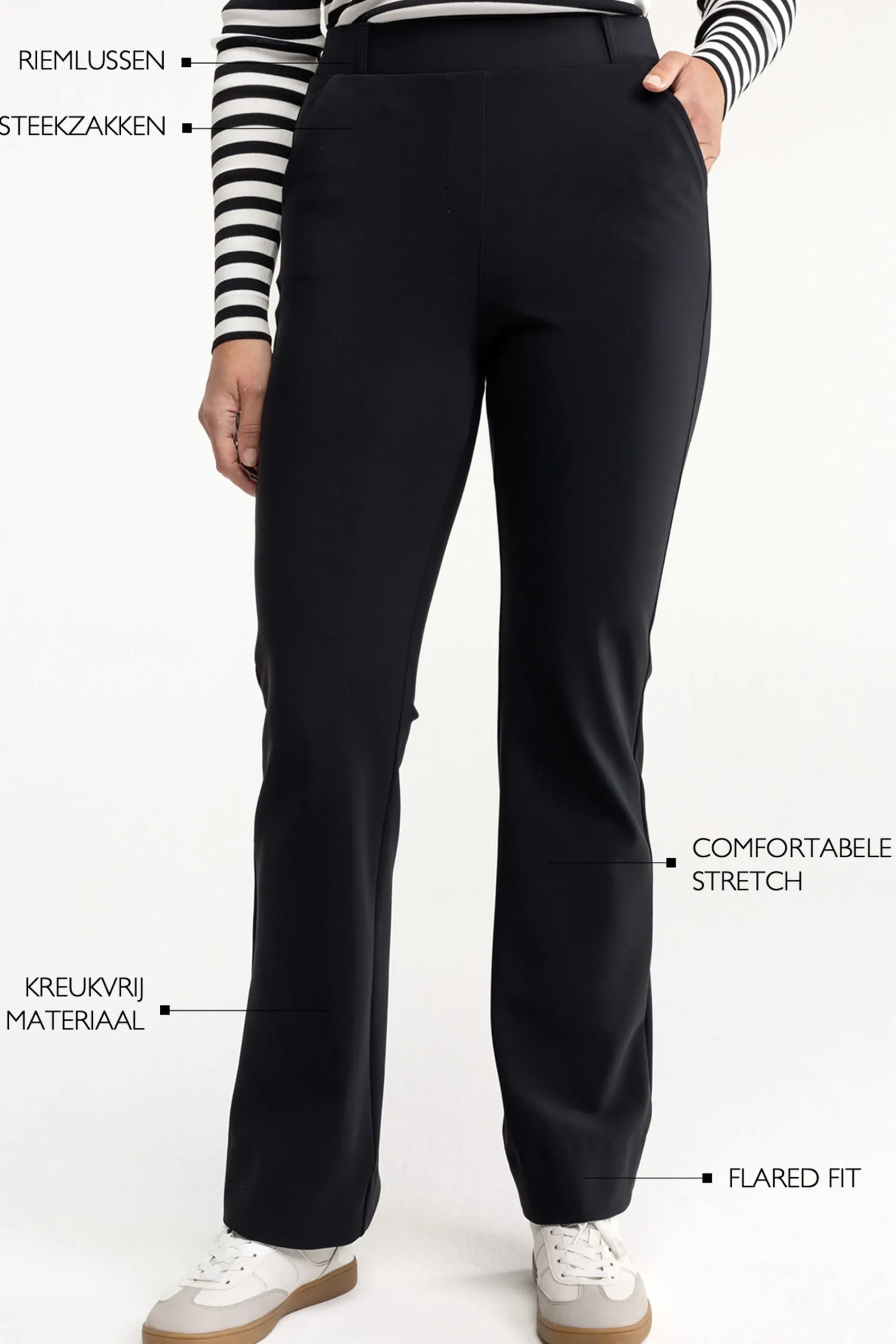 Studio Anneloes Flair bonded trousers -