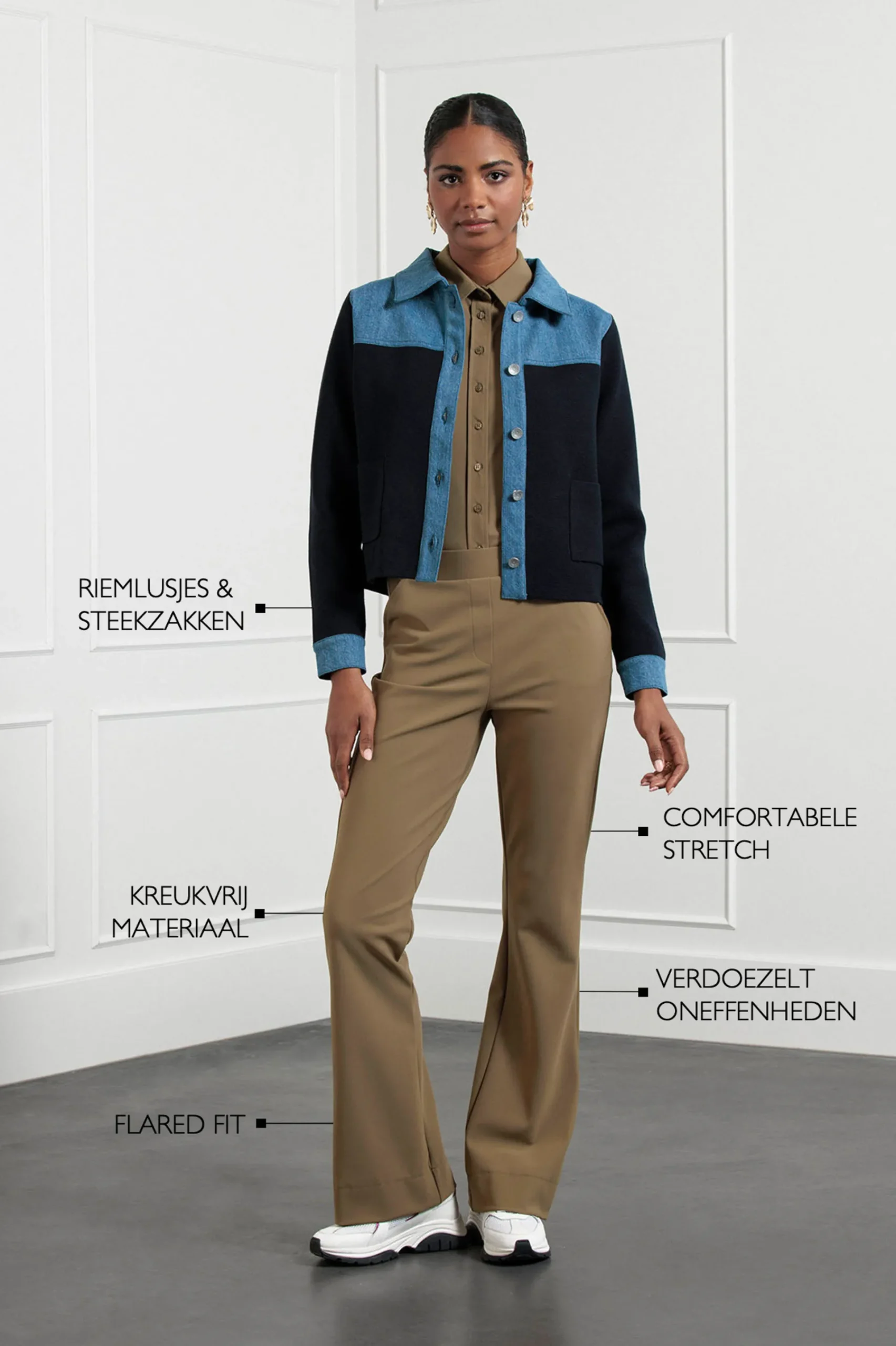 Studio Anneloes Flair bonded trousers -