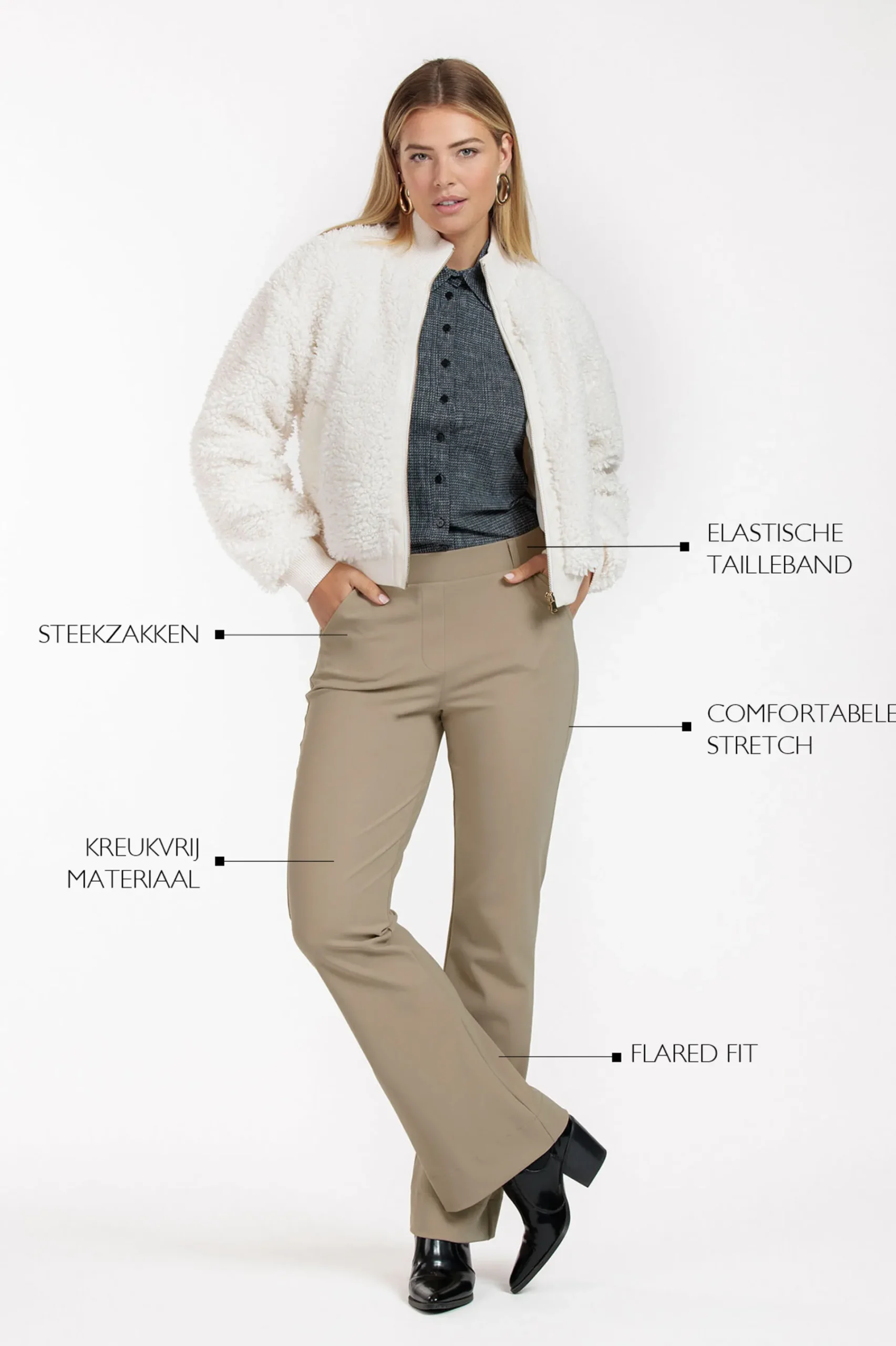 Studio Anneloes Flair bonded trousers -