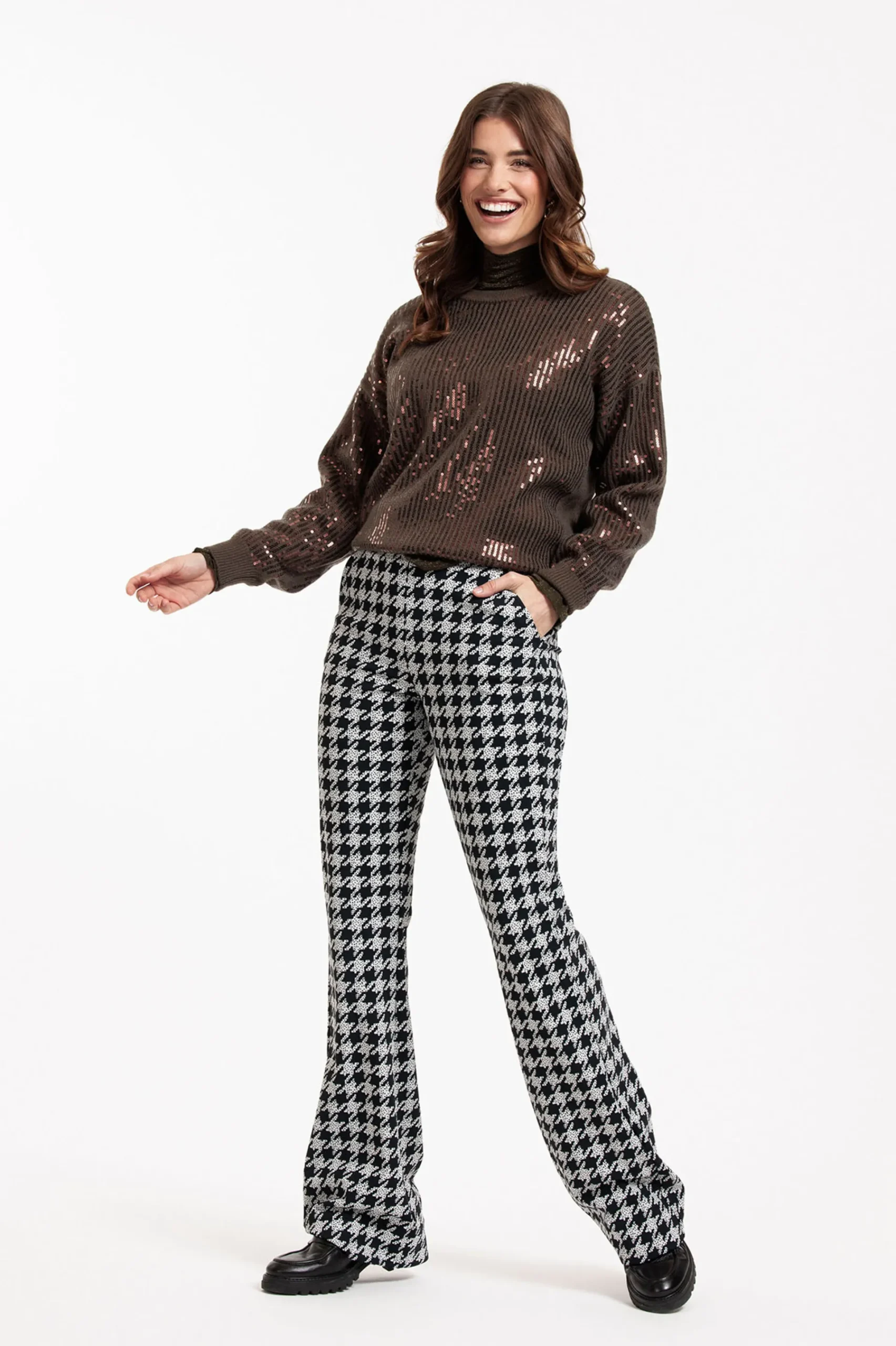Studio Anneloes Flair LONG bonded PDP trousers -